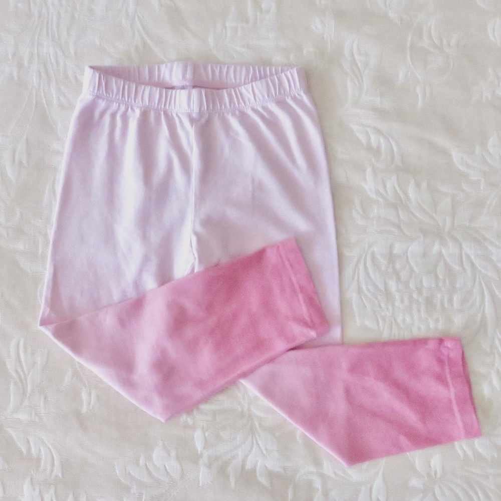 Gap Kids Everyday 2 Tone Pink Crop Legging Size S